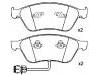 Brake Pad Set:4D0 698 151 AB