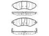 剎車片 Brake Pad Set:96405129